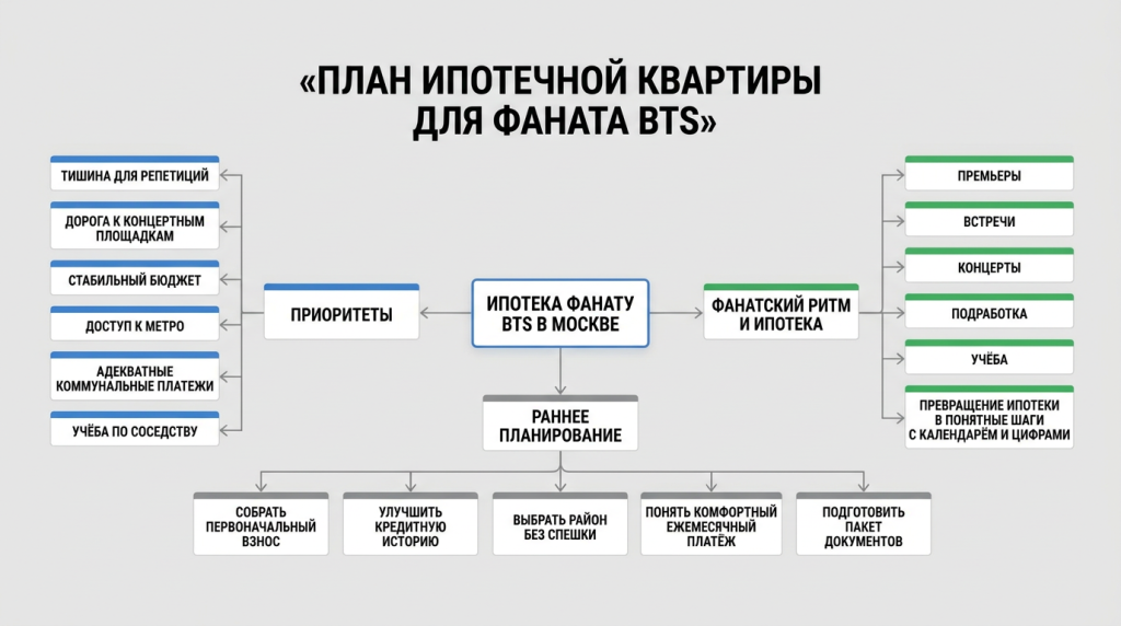 План ипотечной квартиры
